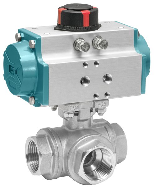 New GEMÜ BB07 3/2-way ball valve Versatile possible applications